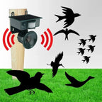 Bird Repeller Solar-Powered Motion-Activated Sound Deterrent