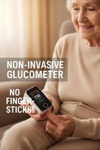 Blood Glucose Monitor Fingertip Testing & Digital Display