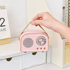 Bluetooth Speaker Retro Design Portable Handle 8-Hour Playback