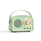 Bluetooth Speaker Retro Design Portable Handle 8-Hour Playback