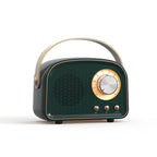 Bluetooth Speaker Retro Design Portable Handle 8-Hour Playback