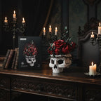Building Block Set Gothic Skull Shelf Decor