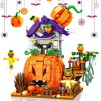Building Block Set Haunted Cabin Over 700 Pieces