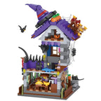 Building Block Set Haunted Cabin Over 700 Pieces