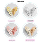 Butterfly Wall Decals 3D Metallic Removable