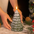 Candle Christmas Tree Shape Clean-Burning Non-Toxic