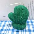 Candle Mini Cactus Sculptural Hand-Poured