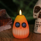 Candle Pumpkin Design Flameless LED & Battery Operated