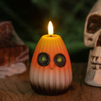 Candle Pumpkin Design Flameless LED & Battery Operated