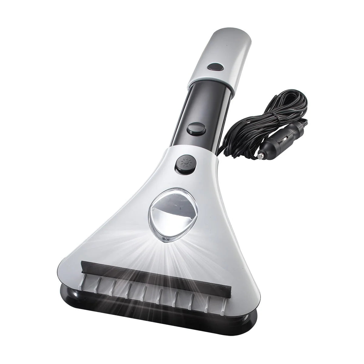 Car Ice Scraper Heated Extendable Handle & LED Light