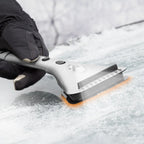 Car Ice Scraper Heated Extendable Handle & LED Light