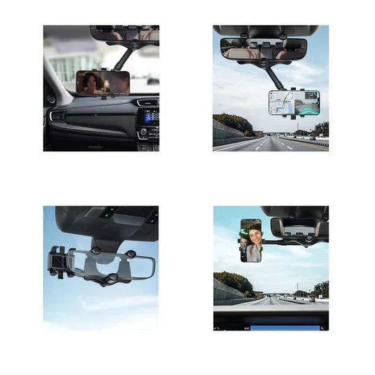 Car Phone Holder 360° Rotating Retractable Arm
