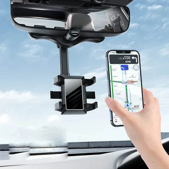 Car Phone Holder 360° Rotating Retractable Arm