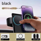 Car Phone Mount Bendable Magnetic Ring Secure Adhesive