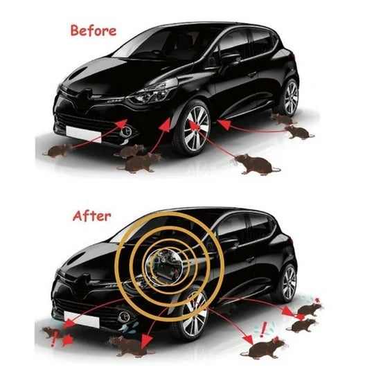 Car Rodent Repeller Ultrasonic Hardwire Install Indicator Light