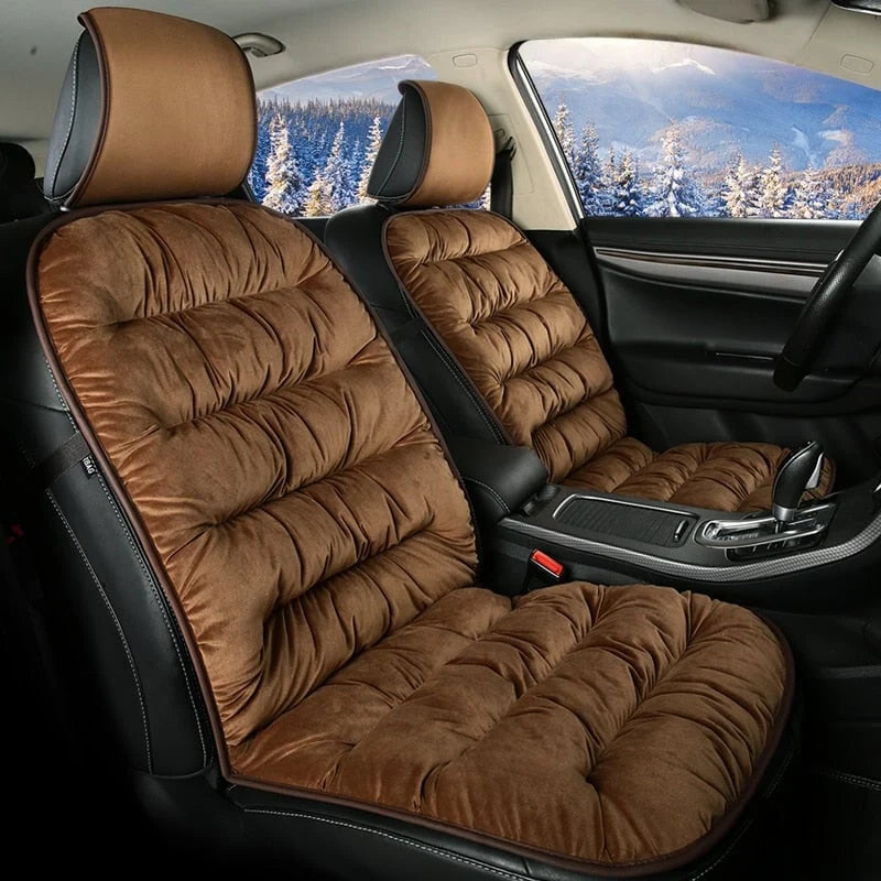 Car Seat Cover Plush Top Polyester Padding Universal Fit