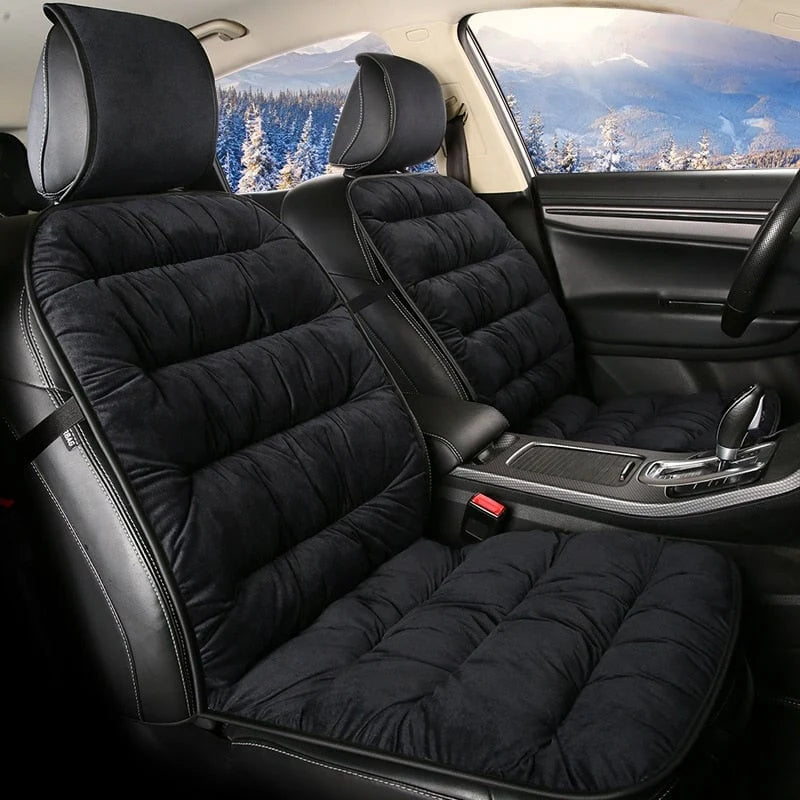 Car Seat Cover Plush Top Polyester Padding Universal Fit