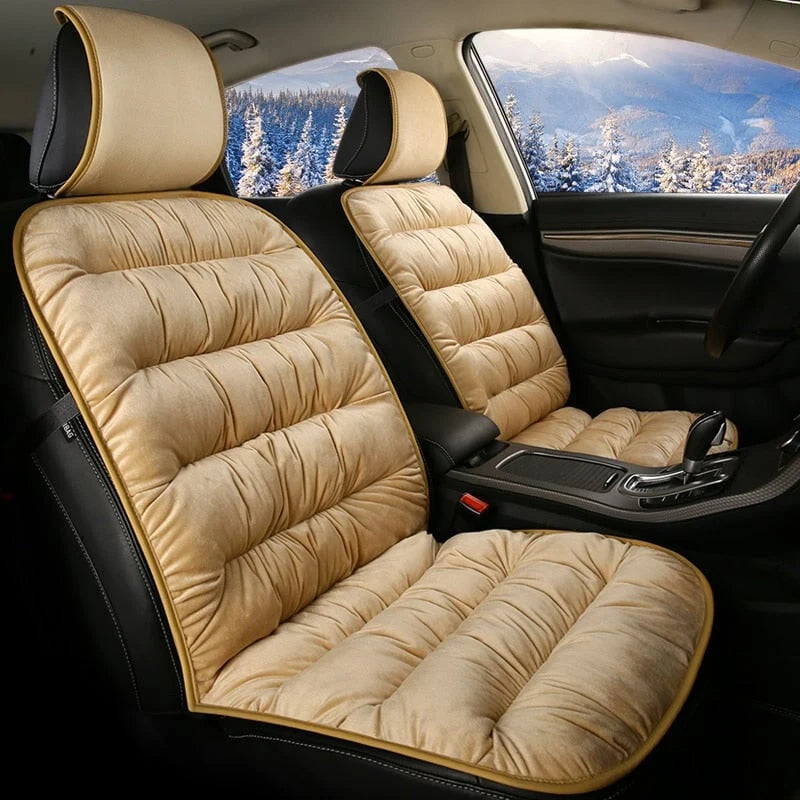 Car Seat Cover Plush Top Polyester Padding Universal Fit