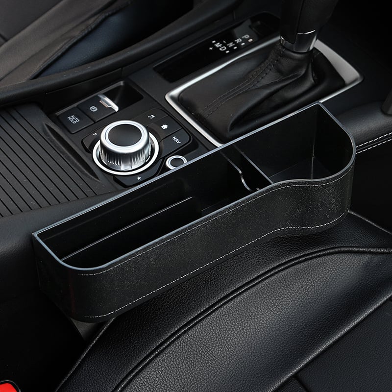 Car Seat Organizer Cup Holder & Coin Storage