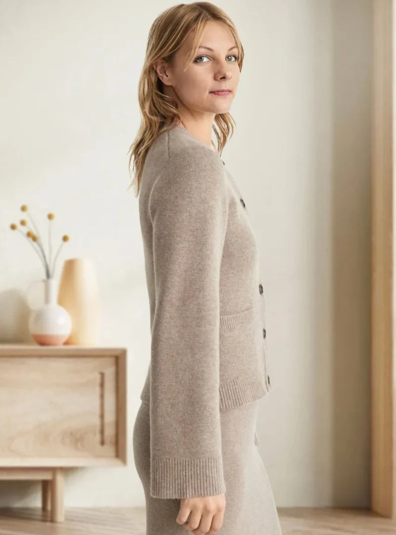 Cardigan Soft Knit Button-Front Flattering Fit