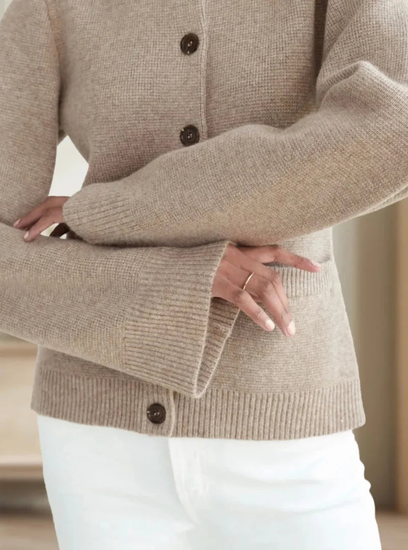 Cardigan Soft Knit Button-Front Flattering Fit