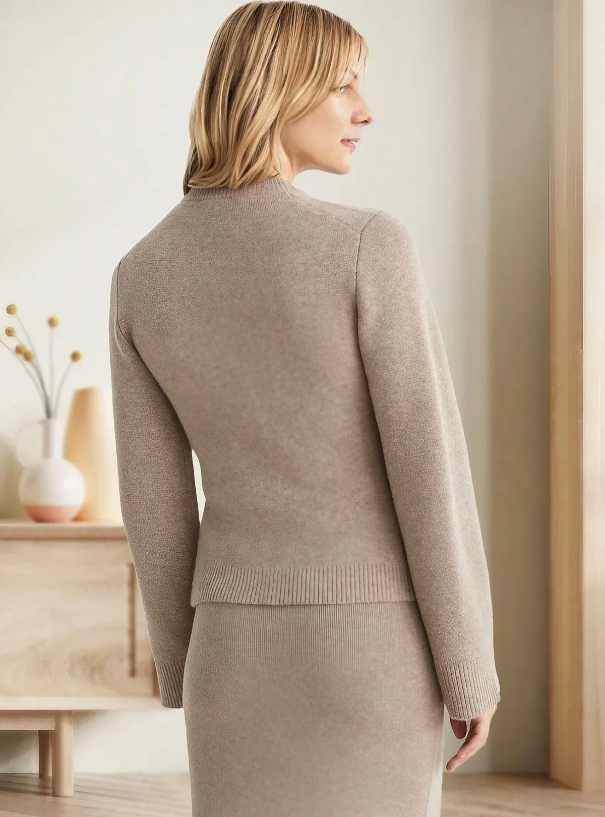 Cardigan Soft Knit Button-Front Flattering Fit
