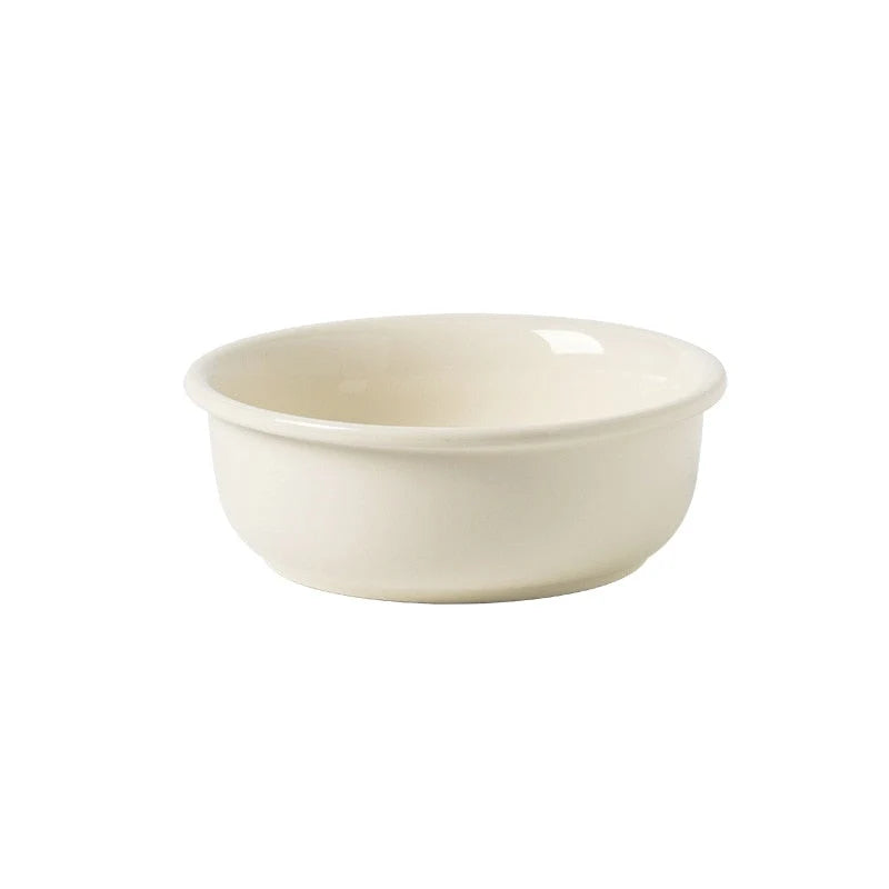 Cat Bowl Adjustable Height Ceramic Oak Stand
