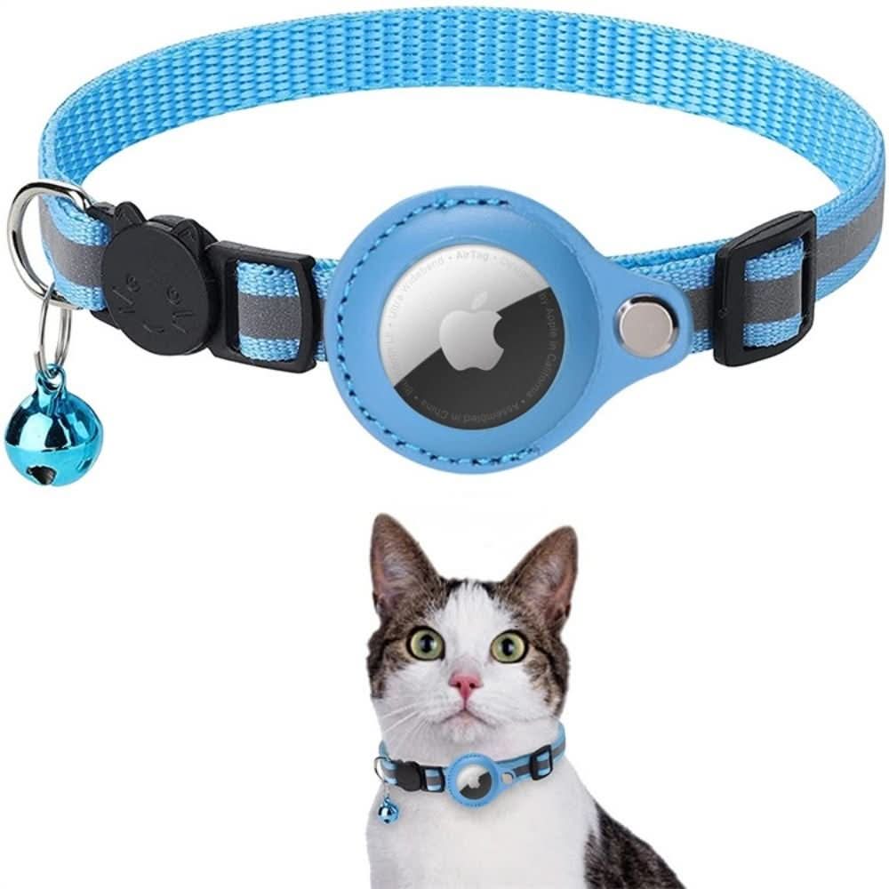 Cat Collar Reflective Adjustable GPS Tracker Holder