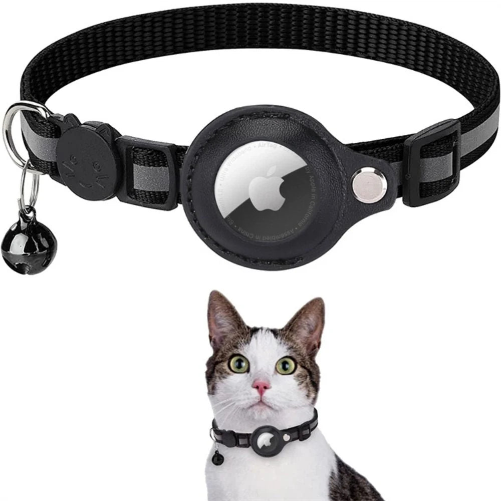 Cat Collar Reflective Breakaway GPS Tracker Slot