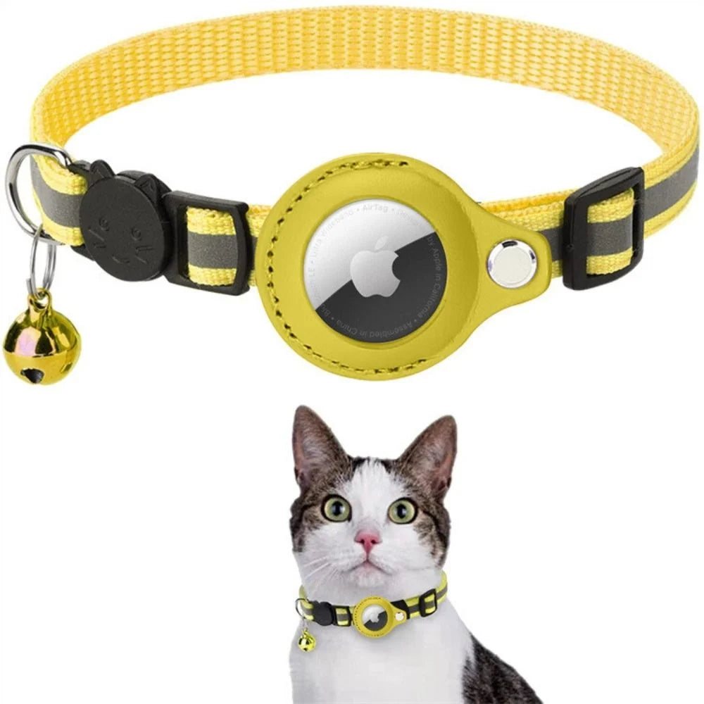 Cat Collar Reflective Breakaway GPS Tracker Slot