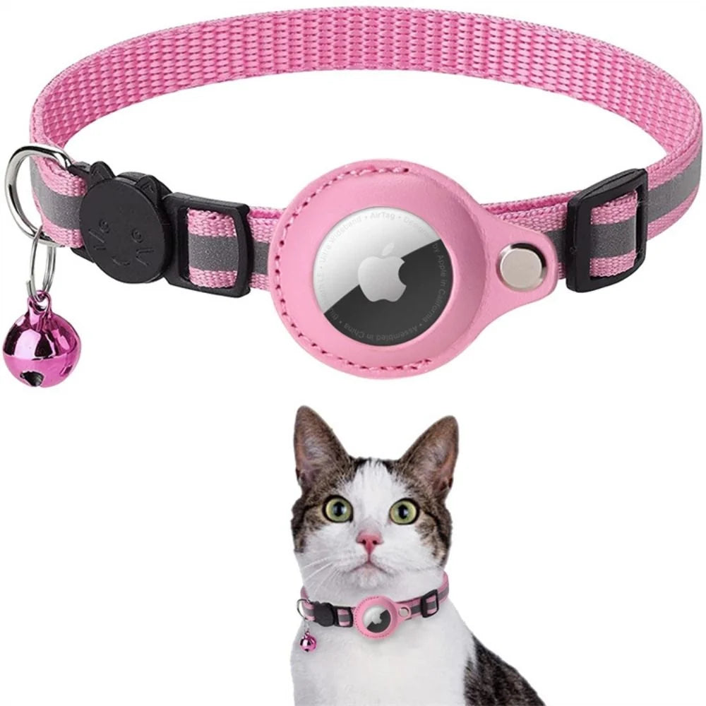 Cat Collar Reflective Breakaway GPS Tracker Slot
