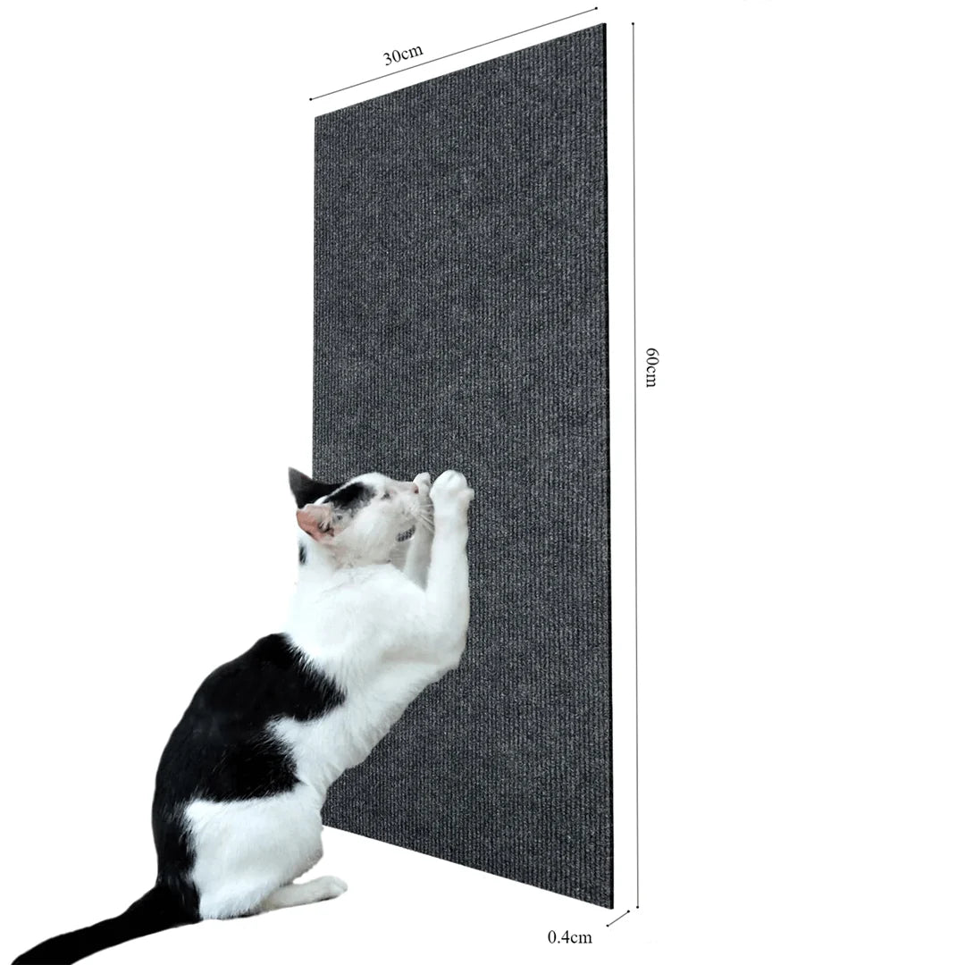 Cat Scratch Mat Transparent Adhesive & Reusable