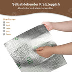 Cat Scratch Mat Transparent Adhesive & Reusable