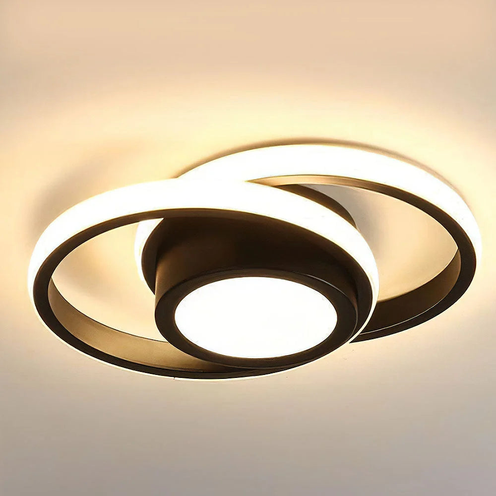Ceiling Light Double Ring Flush Dimmable LED