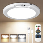 Ceiling Light Rechargeable Motion Sensor Magnetic Mount