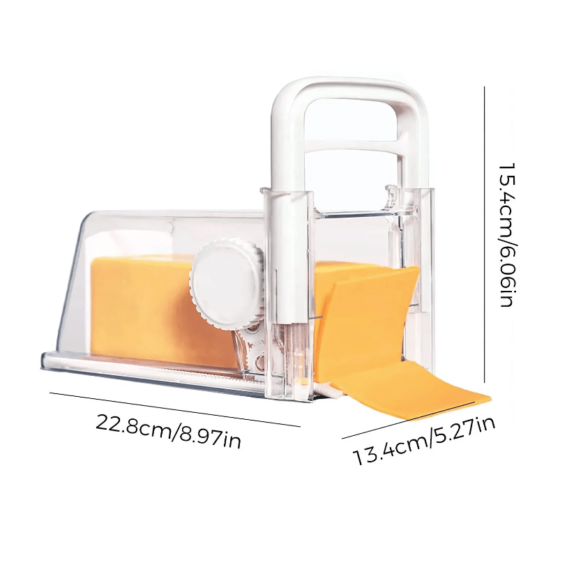 Cheese Slicer & Grater 4-in-1 Built-In Storage Container