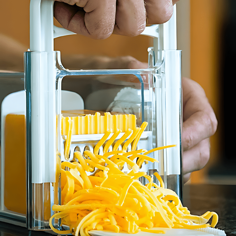 Cheese Slicer & Grater 4-in-1 Built-In Storage Container
