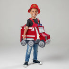 Children's Firefighter Costume Reflective Stripes Complete Set