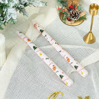 Christmas Candle Festive Motifs & Assorted Colors