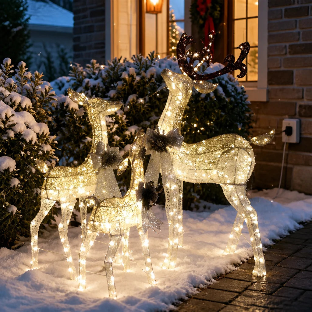 Christmas Elk Light Plug-In LED Indoor & Outdoor