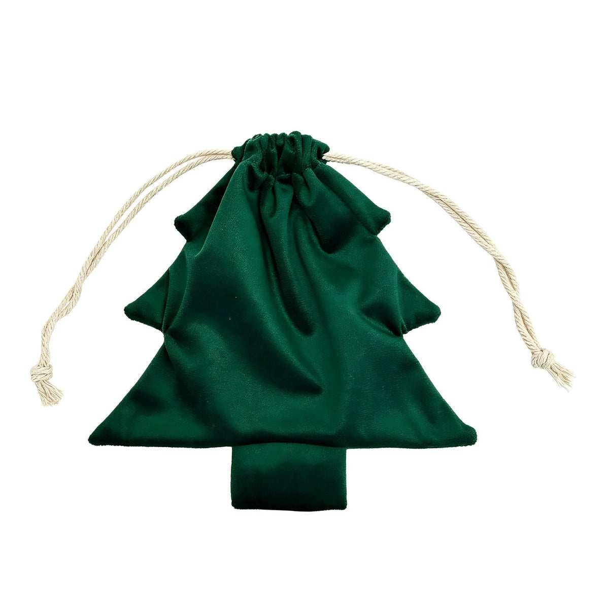 Christmas Gift Bag Tree-Shaped Durable Fabric & Drawstring Closure