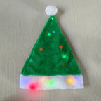 Christmas Hat LED Light-Up Fleece Machine Washable