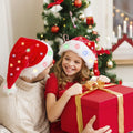 Christmas Hat LED Lighted Soft & Warm Adjustable Fit