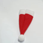 Christmas Hat Plush Pom-Pom Built-In Ear Protection