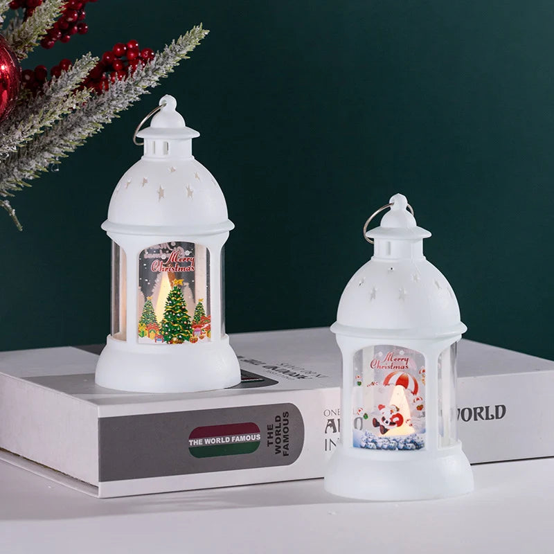Christmas Lantern Festive Motif Soft Light Hangable