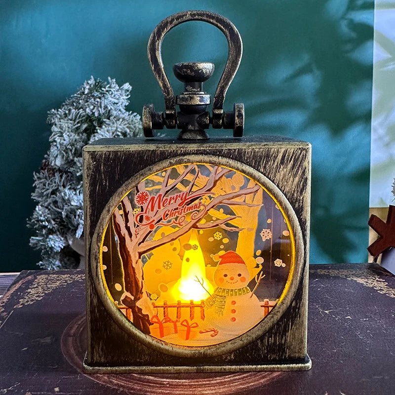 Christmas Lantern Flameless LED Festive Design