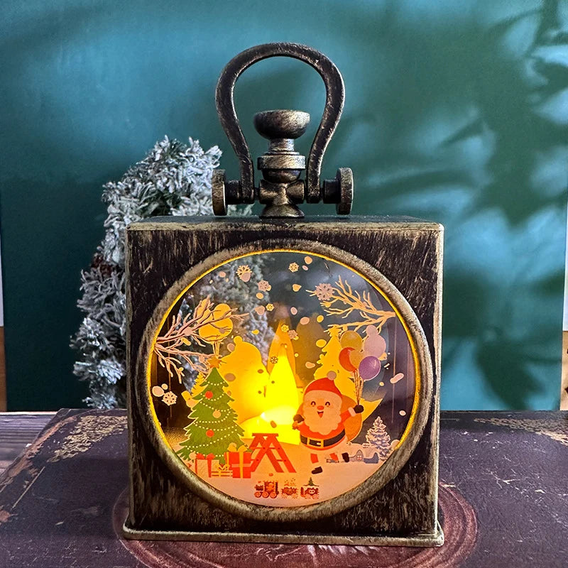 Christmas Lantern Flameless LED Festive Design