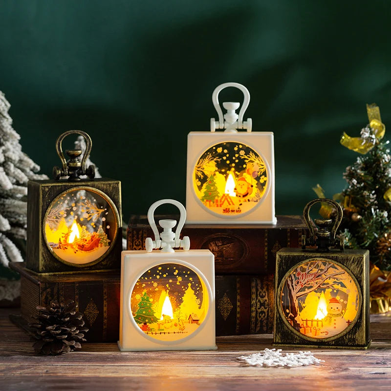 Christmas Lantern Flameless LED Festive Design
