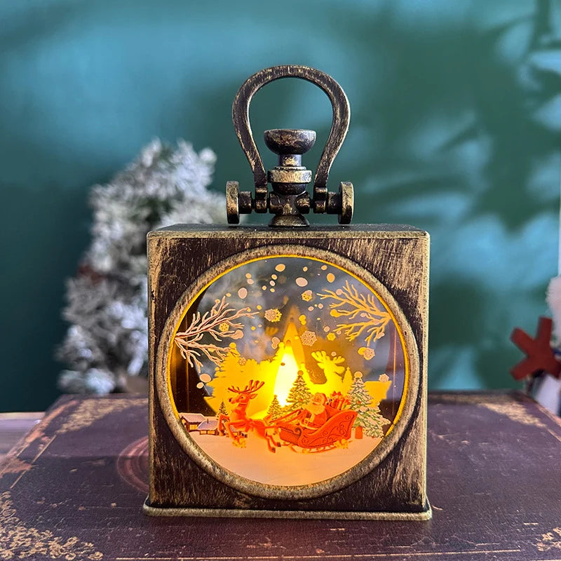 Christmas Lantern Flameless LED Festive Design