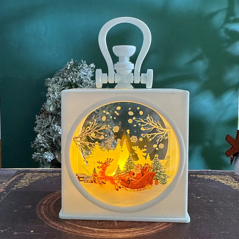 Christmas Lantern Flameless LED Festive Design